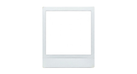 Blank photo frame isolated on white background