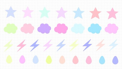 seamless pattern with stars simple background