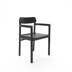 Obraz premium wooden chair isolated on white