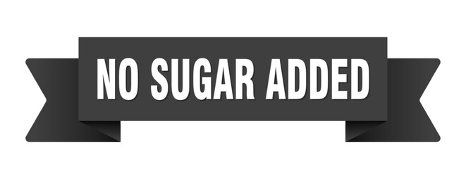 no sugar added ribbon isolated on transparent background. no sugar added ribbon