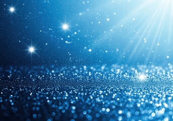 A luxurious blue sparkle background