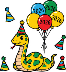 Fototapeta premium Happy Chinese New Year 2026
