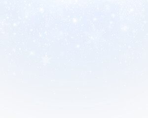 Shiny background with snowflakes decoration and shimmering ice effects.