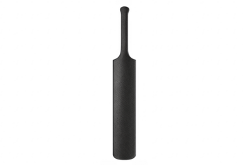 Black cricket bat isolated on transparent background