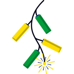 Fire Crackers Illustration