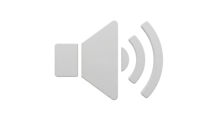 Isolated Volume Icon, Sound Icon. Multimedia Button for Web, App, Website, UI Design