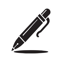 Ballpoint Pen Writing Tool Solid Icon