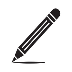 Mechanical Pencil Stylish Solid Icon Graphic