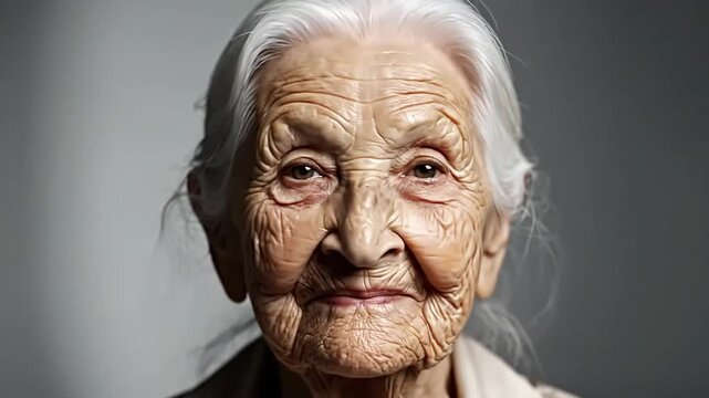 Middle Age to Elder woman transformation, aging process journey through life stages