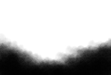 Black grunge noise grain wave distorted transparent background 