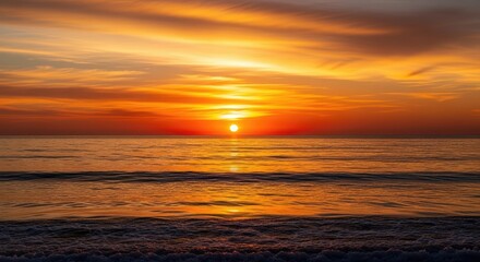 Obraz premium sunset on the beach