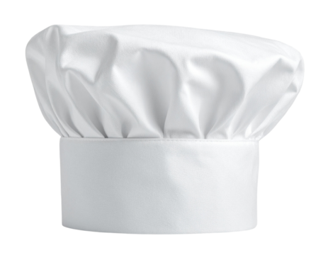 chef hat isolated on white