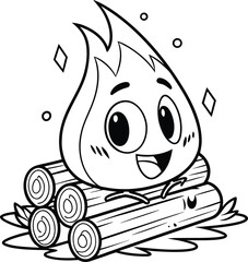 Black White Blaze of Cheerfulness