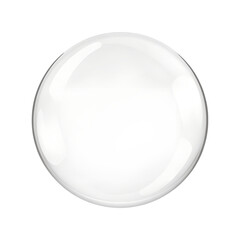 crystal ball isolated on white