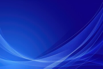 elegant blue background with smooth curves and lines for business and technology