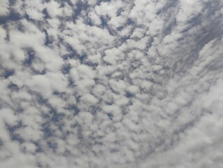 blue sky with clouds