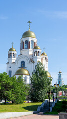 Church on Blood in Honour of All Saints Resplendent in Russian Land. Russian Orthodox church in...