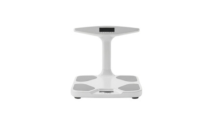 Isolated standing digital body fat scale for health monitoring, fitness and weight tracking