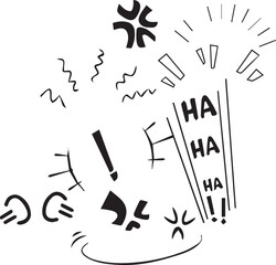 Comic Emotion & Action Symbol Vector – Expressive FX for Pop Art, Manga & Visual Storytelling