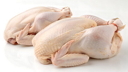 whole raw chickens with skin