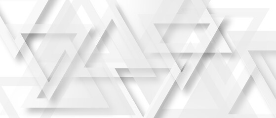 white abstract background overlap layer on bright space with cutout shape effect decoration