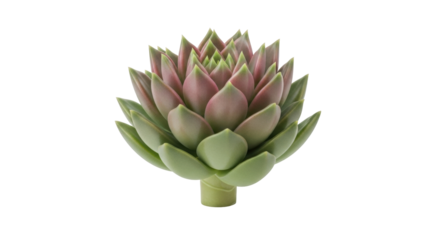 Isolated succulent echeveria plant rosette shape, close up, with muted colors and textures