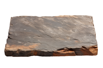 Rough slate stone slab with natural texture and color