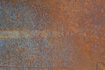 Intense Rust and Patina: Full-Frame Industrial Metal Background Texture