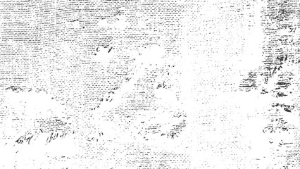 Abstract Fabric Texture with Grunge Halftone Effect and Distressed Overlay for Vintage Design