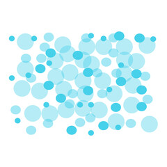 abstract blue background with bubbles