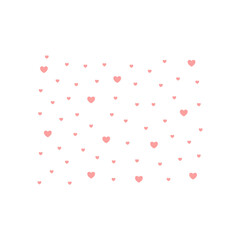 red hearts background