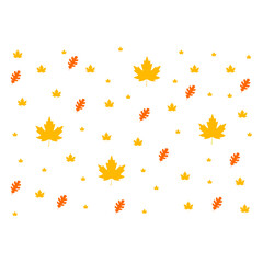 Obraz premium autumn background leaves pattern