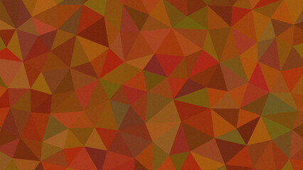 Autumnal Triangle Pattern Background with Geometric Abstract Design and Warm Tones