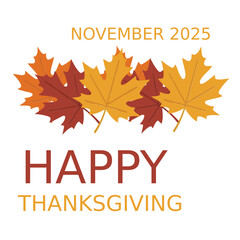 Happy Thanksgiving Holiday Illustrations