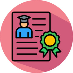 Academic Transcript isometric icon