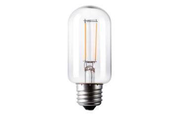 Clear tubular led bulb shines bright