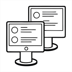 Fototapeta premium Technology and Data Management Icons