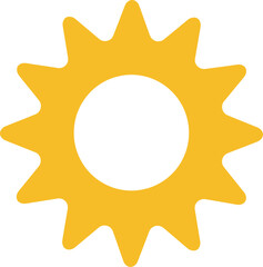 Sun and tornado vector illustration for weather concepts and iconography