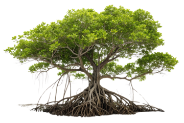 Large tree with a thick trunk and many branches