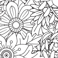 Blooming Moments  A Coloring Journey for Everyone