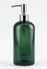 Obraz premium Dark Green Soap Dispenser Mockup