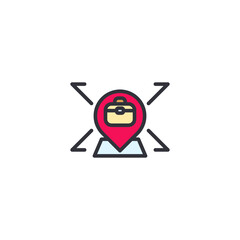 Rocket inside a speech bubble, symbolizing startup conversations, team communication, and idea exchange in creative business environments.