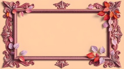 베이지 코랄 플로럴 패턴Beige Corral Floral Pattern