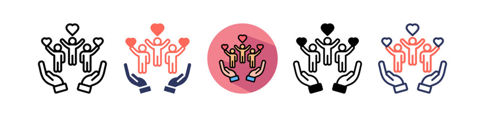 Community Service multiple icon