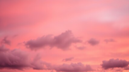 Fototapeta premium 분홍색 하늘 위 분홍구름a pink cloud above the pink sky