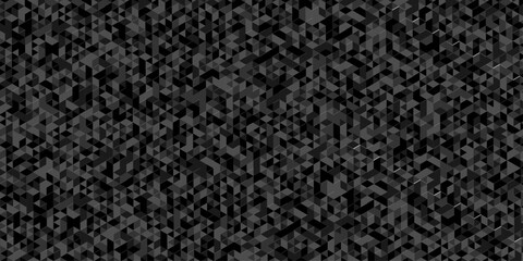 Fototapeta premium Abstract low polygon cubic black gray black vector poly triangle texture geometric pattern composed of triangular. geometric wall tile and metal cube background triangle wallpaper design. 
