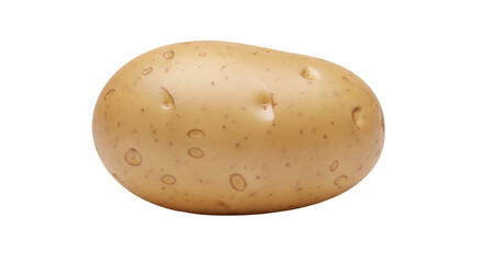Isolated golden potato, an edible tuber crop for cooking and food preparation or ingredients