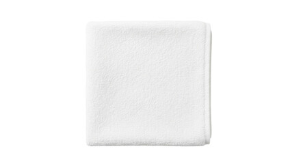 Isolated hand towel in square shape, personal hygiene, clean terrycloth, washcloth
