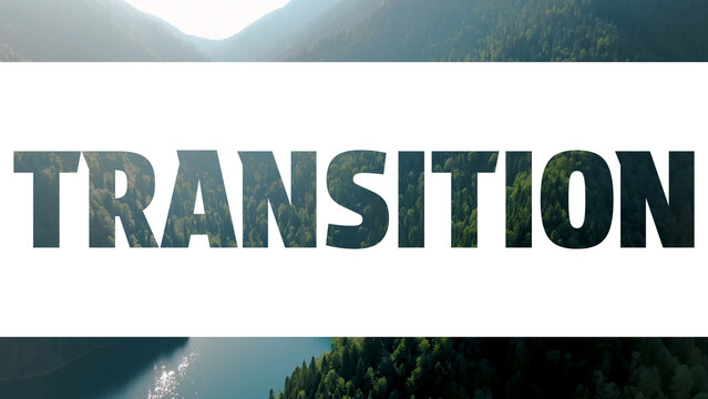 Transition with Text
