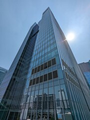 modern office buildings